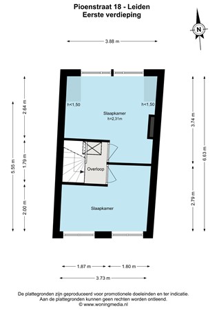 Pioenstraat 18 - Leiden - 1e_verdieping - 2D.jpg